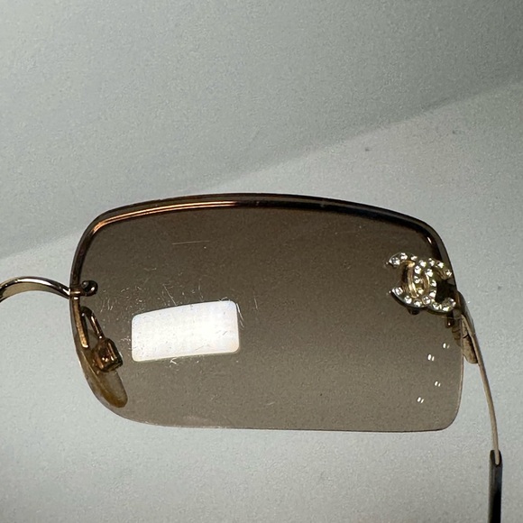 CHANEL 4104-B rhinestone cc SUNGLASSES - Picture 5 of 8